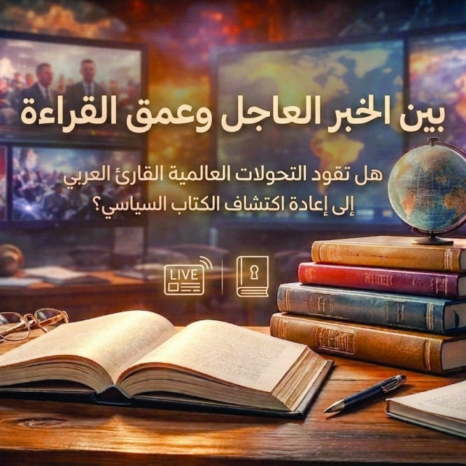 القارئ العربي والكتاب السياسي.. هل تقرب التحولات العالمية بينهما ؟