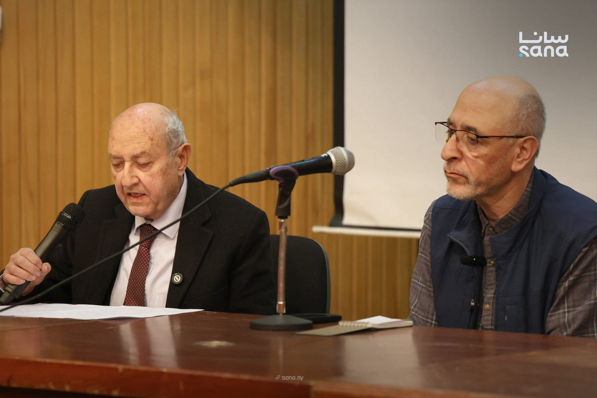 كلمة الدكتور نزار أباظة عن محاضرة براء السراج