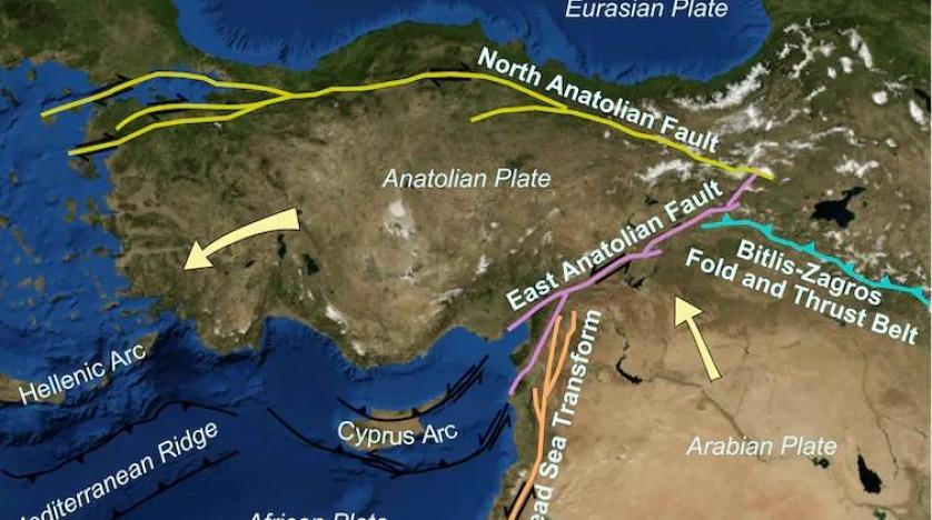 هل يمكن أن تسبب كارثة تركيا هزات أرضية في العالم العربي؟ ....بعد تصريحات لـفاروق الباز بأن الزلزال حرك شبه الجزيرة العربية شرقاً